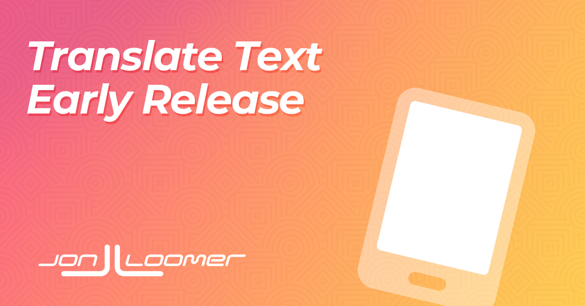 Translate Text Feature – Jon Loomer Digital