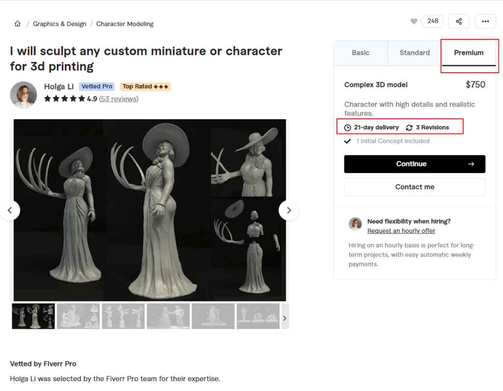 Service arbitrage examples: 3D modeling
