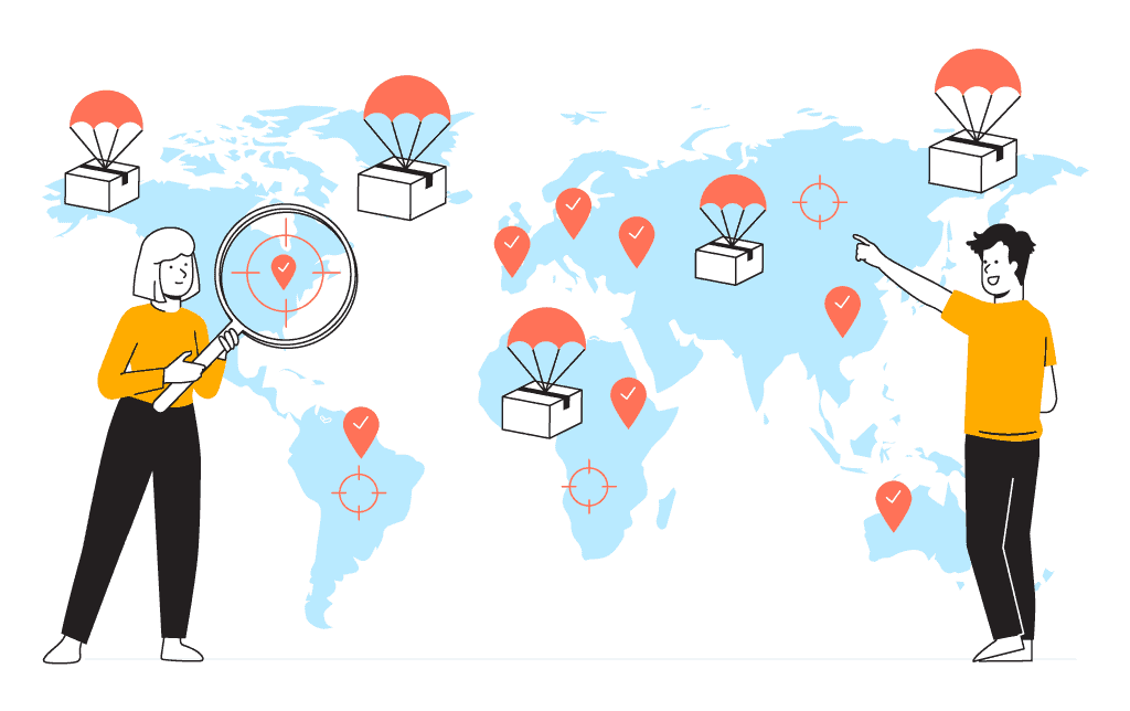 A map of the best countries to target